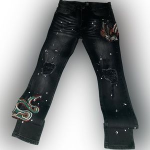 Forever 21 Graphic Jeans